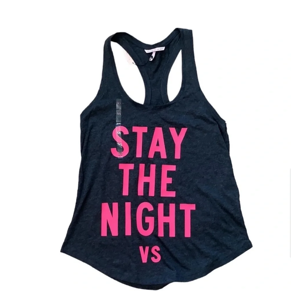 VS | Gray Racerback Tank Top - Picture 1 of 1